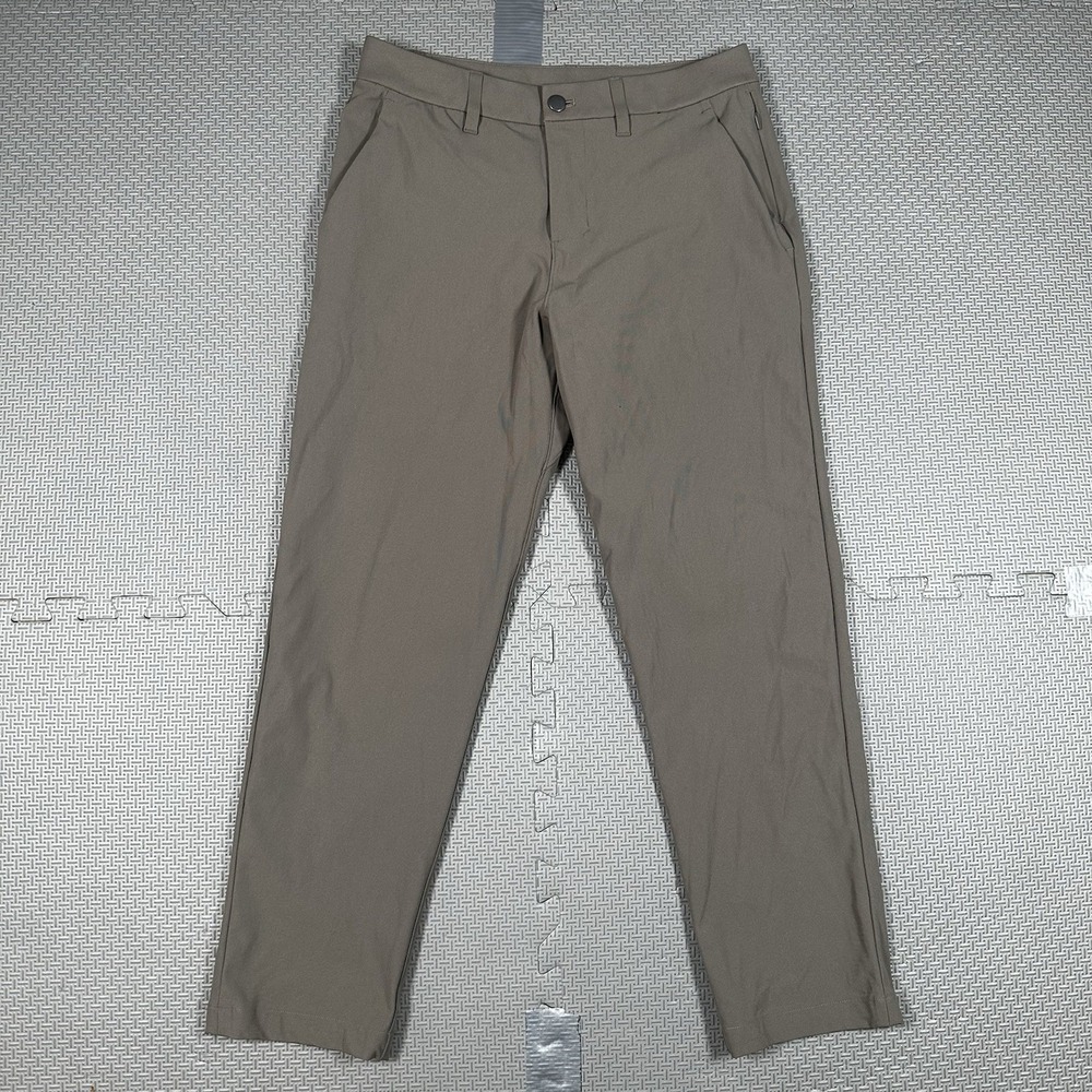Lululemon Pants Men 30x26 Gray Performance Casual Classic Fit ABC Warpstreme EUC